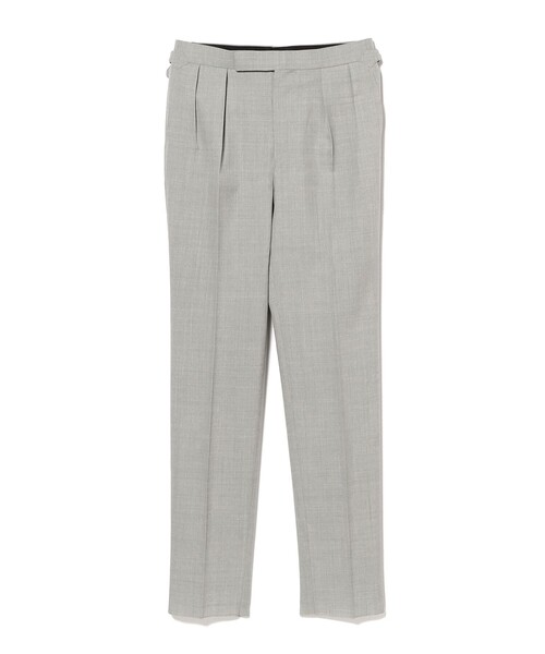 パンツ 「別注」Fumiya Hirano THE TROUSERS / REGENT ウールフレスコ 2プリーツ スラックス メンズの画像