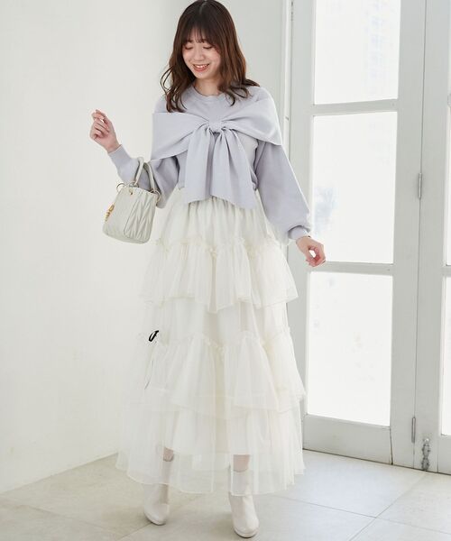 MAJESTIC LEGON（マジェスティックレゴン） ニット セーター リボン