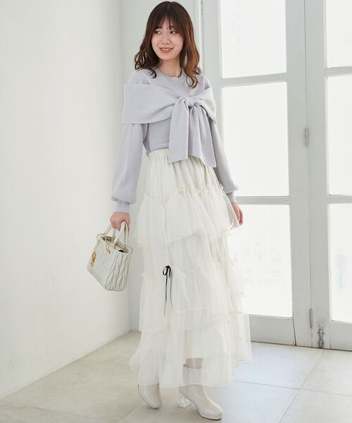 MAJESTIC LEGON（マジェスティックレゴン） ニット セーター リボン