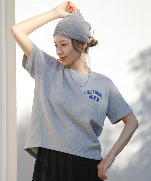 トレーナー スウェット 「別注」Champion×Sonny Label　ロゴスウェットTシャツ レディース Champion トレーナー スウェット 「別注」Champion×Sonny Label