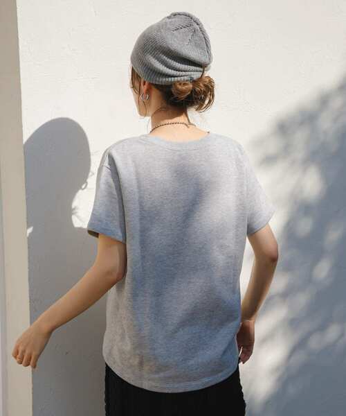 トレーナー スウェット 「別注」Champion×Sonny Label　ラウンドヘムスウェットTシャツ レディース Sonny Label｜『別注』Champion*Sonny Label ラウンドヘム