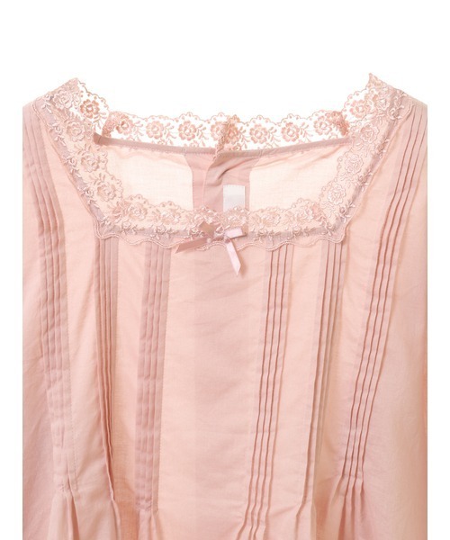 PINK HOUSE◆レース使いブラウス/半袖ブラウス/--/コットン/WHT/A2171FB 164 コットンレース使いブラウス｜ピンクハウスオフィシャル