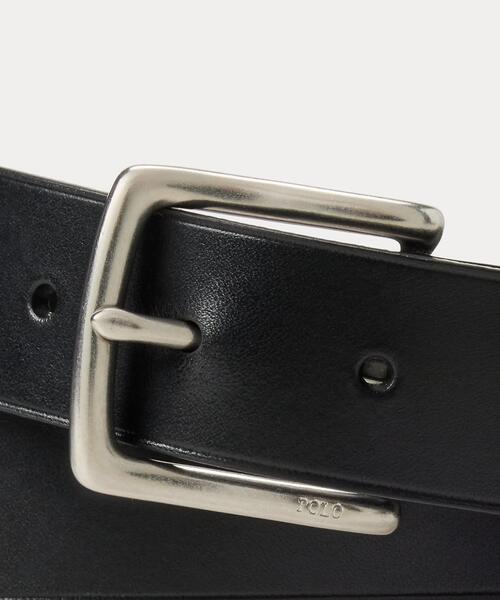 POLO RALPH LAUREN ベルト ロゴプラーク レザー メンズ