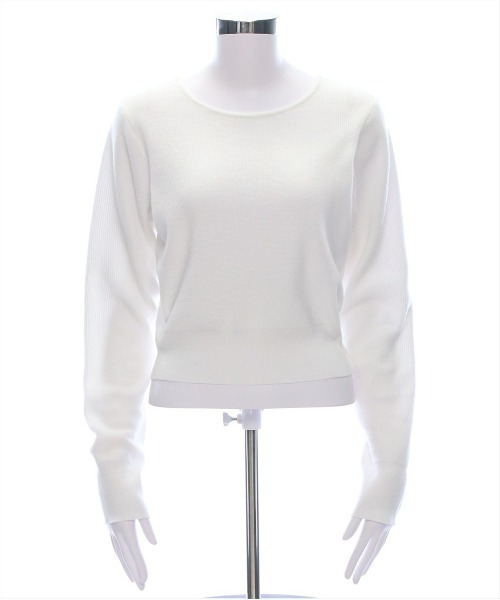 CLEAR BASIC ニット セーター ボートネックベーシックニットトップス