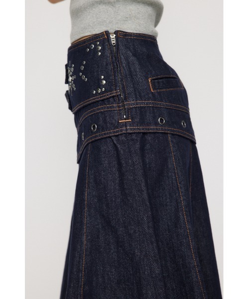 LAGUAGEM STUDS JEWEL デニムスカート LAGUA GEM | STUDS JEWEL デニムスカート (スカート ) |SHEL
