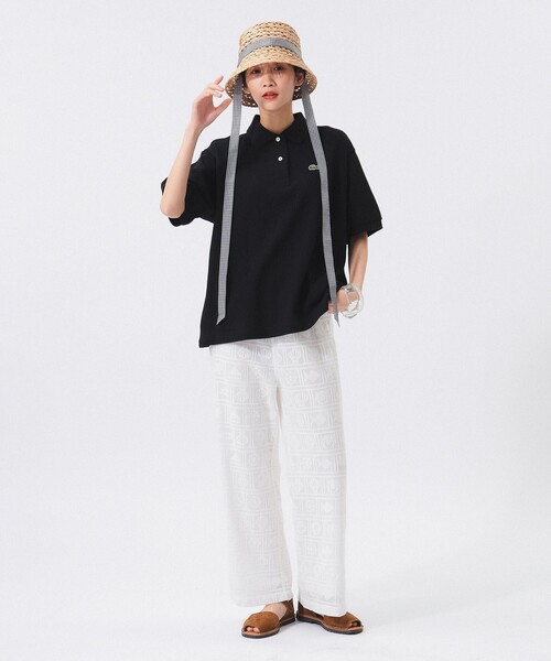 ポロシャツ ポロ 「別注」LACOSTE / ヘビー ピケ ポロ ショートスリーブ レディース LACOSTE ポロシャツ ポロ 「別注」LACOSTE / ヘビー ピケ
