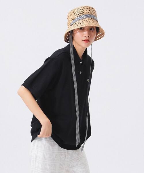 ポロシャツ ポロ 「別注」LACOSTE / ヘビー ピケ ポロ ショートスリーブ レディース LACOSTE ポロシャツ ポロ 「別注」LACOSTE / ヘビー ピケ