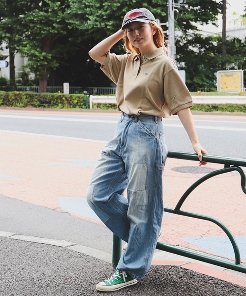 ポロシャツ ポロ 「別注」LACOSTE / ヘビー ピケ ポロ ショートスリーブ レディース LACOSTE ポロシャツ ポロ 「別注」LACOSTE / ヘビー ピケ
