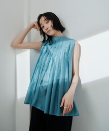 ブラウス シャツ 「EMMEL REFINES」EM タックプリーツ ノースリーブ ブラウス レディース｜ZOZOTOWN Yahoo!店
