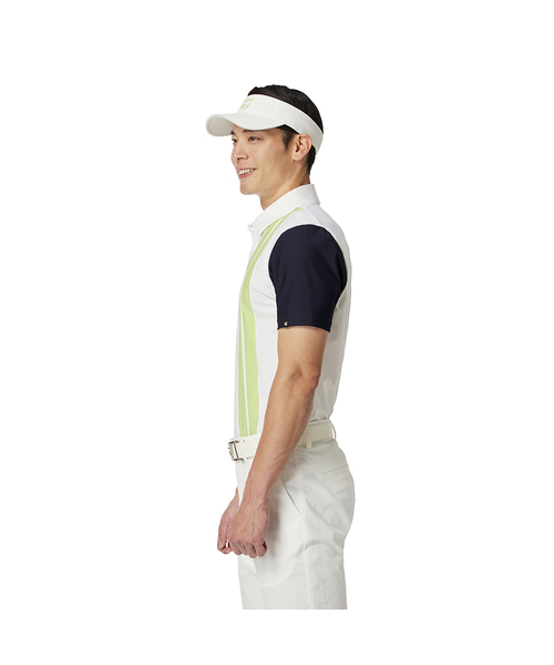 新品　レディース　カラーブロックS/Sポロ　ホワイト　XS テーラーメイド TaylorMade ポロシャツ カラーブロックS/Sポロ ホワイト メンズ