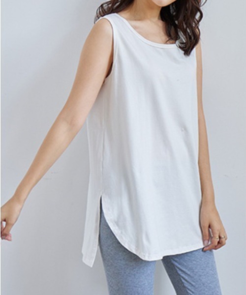 【ほぼ新品】Hyke25SSレイヤードタンクトップ　ホワイト HYKE(ハイク)】 LAYERED TANK TOP｜PARIGOT ONLINE（パリゴオンライン）