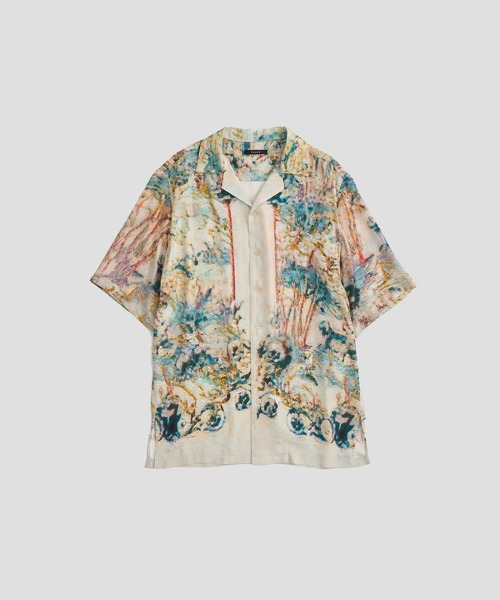 TAG（PORTER） シャツ 「TAAKK/ターク」SILK OPEN COLLAR SHIRT メンズ