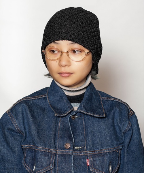 CA4LA  人気のニット帽 MIXED SS KNIT(ONESIZE BLACK): ニットキャップ｜帽子通販
