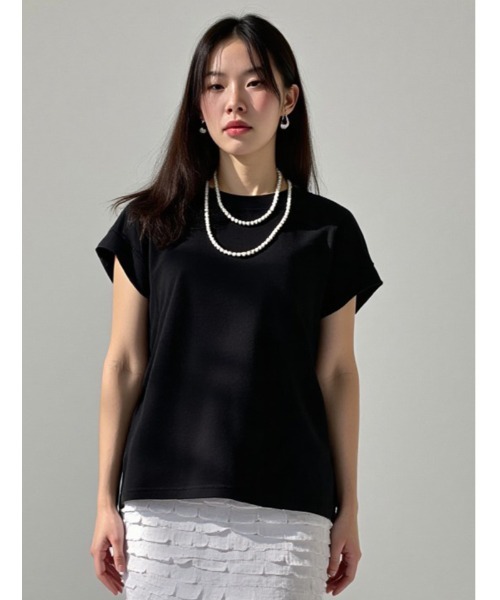 fifth tシャツ 脇見え防止フレンチスリーブカットソー