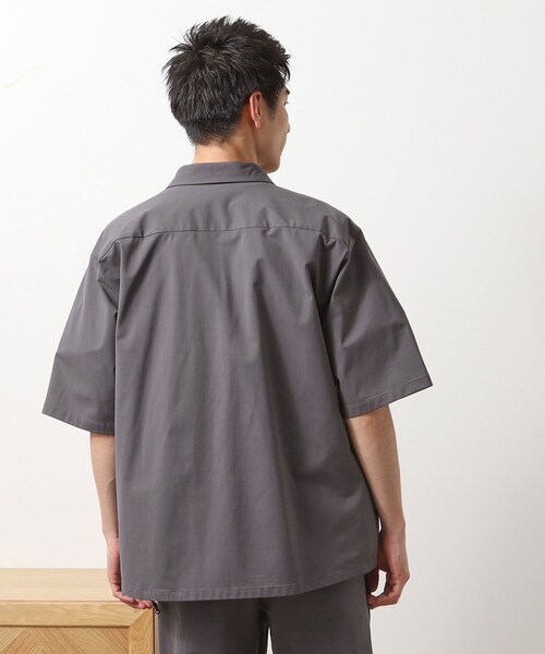 THE SHOP TK シャツ パーフェクテックツイル5分袖シャツ