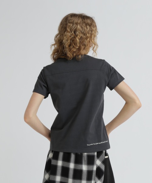 tシャツ ミリタリーコンビネーショントップス レディース GENTIL ジャンティー トップス Tシャツ 半袖 脇釦あきTEE