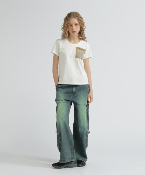 AVIREX アビレックス レディース トップス 半袖 Tシャツ ポケＴ ポケット付き MILITARY ORGANDY POCKET ミリタリーポケットTシャツ 首元すっきり 7835135601 AVIREX アビレックス レディース トップス 半袖 Tシャツ ポケT