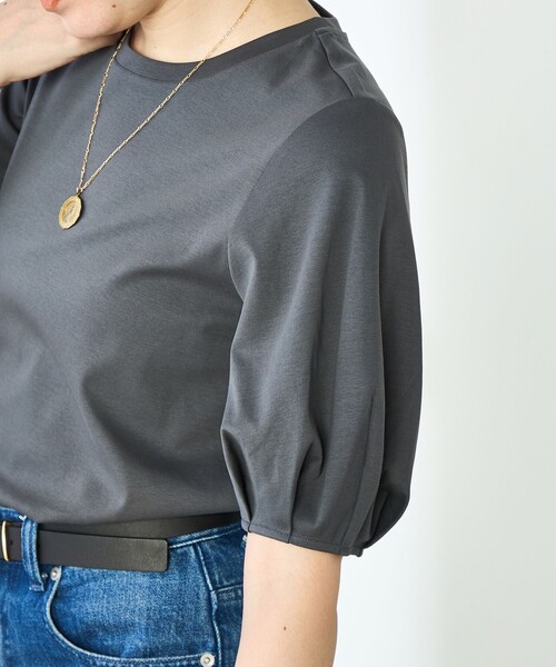 tシャツ 高機能 LA＋スムース5分袖プルオーバーカットソー レディース NOLLEY'S tシャツ 高機能 LA＋スムース5分袖プルオーバー