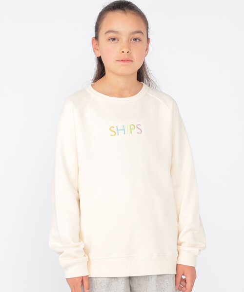 「SHIPS」 「KIDS」スウェットカットソー S/145 オフホワイト キッズ_画像2