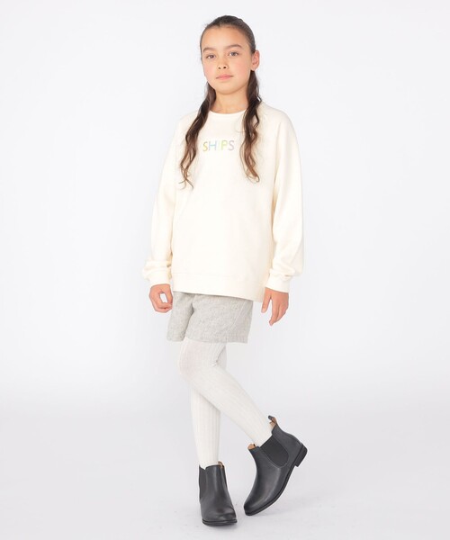 「SHIPS」 「KIDS」スウェットカットソー S/145 オフホワイト キッズ_画像3