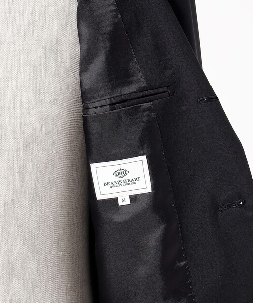 BEAMS HEARTビジネススーツXXL BEAMS HEART High BEAMS HEART Navy Solid 3-piece Suit 24FW (S