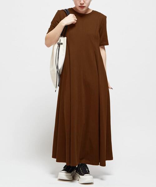 CONVERSE TOKYO ワンピース BACK OPEN FLARE DRESS : ZOZOTOWN Yahoo