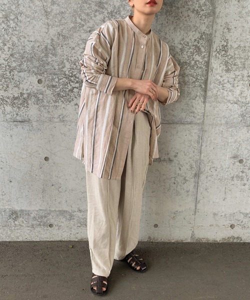 「select MOCA by son」 長袖ブラウス FREE ナチュラル レディース select MOCA by son」 長袖ブラウス FREE アイボリー レディース