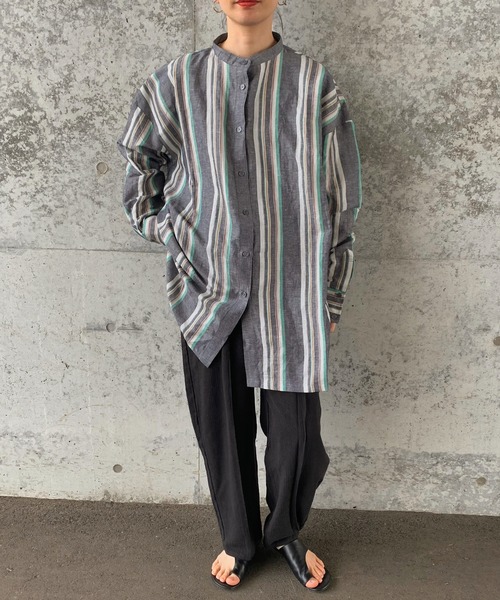 select MOCA by son」 長袖ブラウス FREE ベージュ レディース