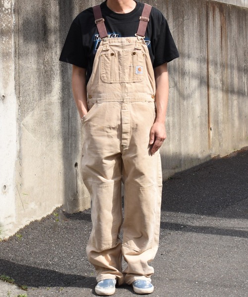 美品　カーハート　ダブルニー　オーバーオール Carhartt オーバーオール サロペット 「ヴィンテージ古着」90's