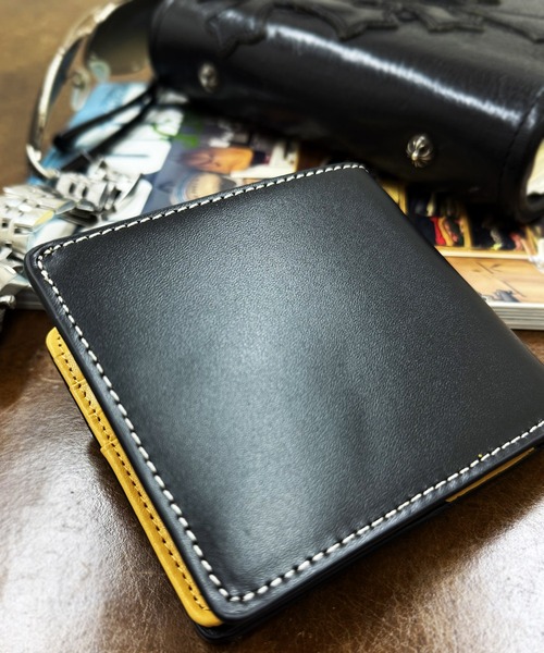 * *財布 ロゴデザイン Amazon | [K-PARTS] OUTDOOR シンプルロゴ 三つ折りコンパクト