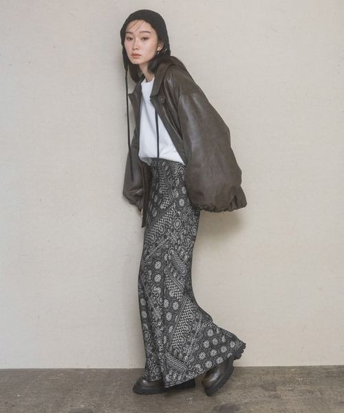 JEANASIS 「JEANASIS」 ロングスカート MEDIUM ホワイト系その他