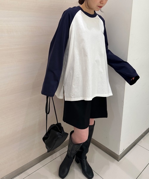 「U.S. POLO ASSN.」 長(zhǎng)袖カットソー M オフホワイト レディース