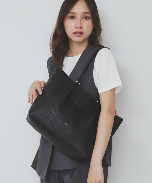 index トートバッグ 「軽量合皮」ダブルハンドルA4トートバッグ