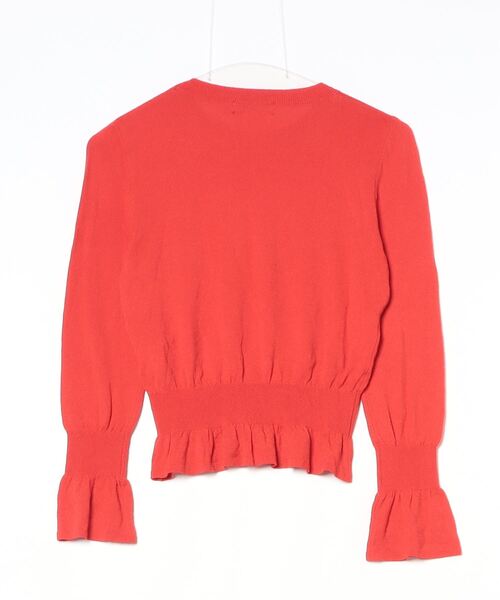 「BED&BREAKFAST」 長袖ニット - レッド レディース_画像2