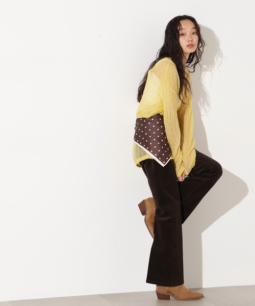 ニット セーター モヘヤブレンドオーバーニット レディース N.Natural Beauty Basic ニット セーター モヘヤブレンド