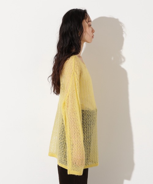 N.Natural Beauty Basic ニット セーター モヘヤブレンド