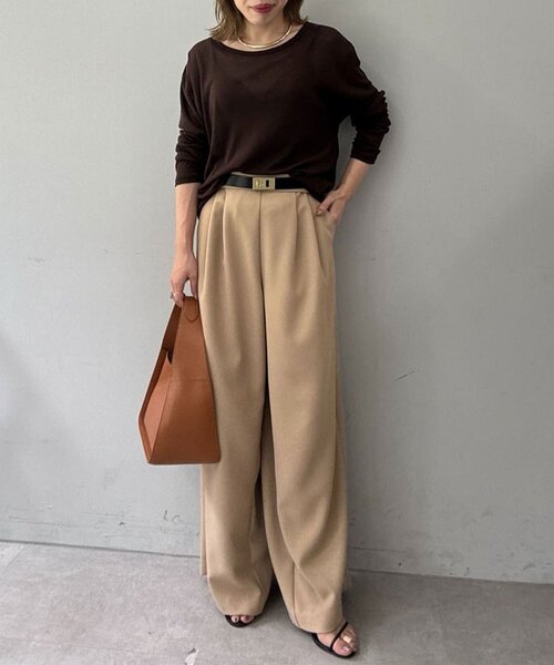 GALLARDAGALANTE パンツ 「CHIHAYAコラボ」スウェードライク