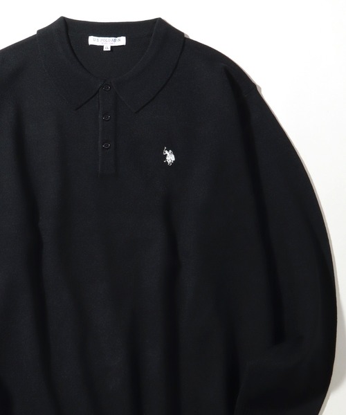 U.S. POLO ASSN.（ユーエスポロアッスン） ポロシャツ ロゴ刺繍 長袖