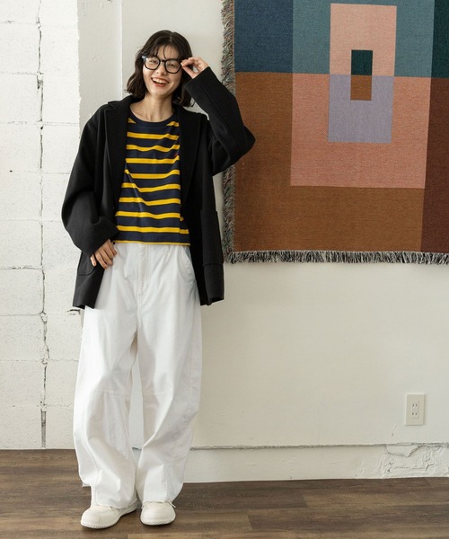 「niko and...」 テーラードジャケット LARGE モカ レディース