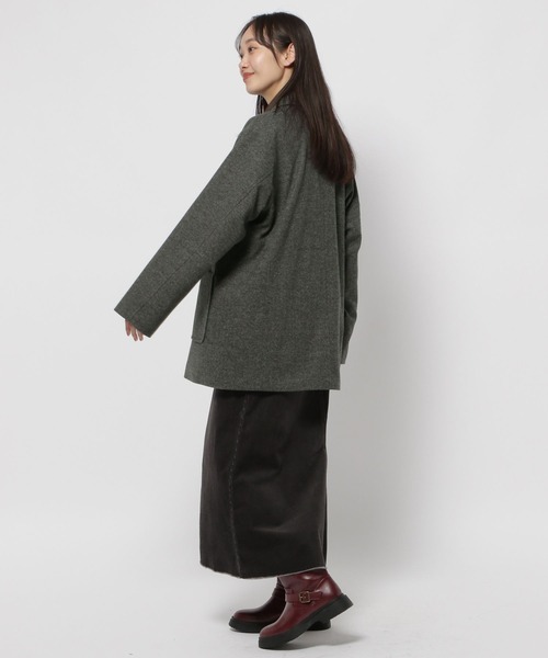 「niko and...」 テーラードジャケット LARGE モカ レディース