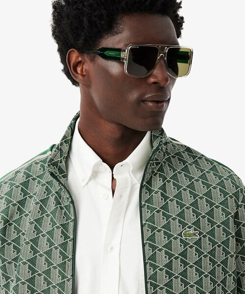 LACOSTE 「LACOSTE」 ジャージブルゾン 5 ブラウン メンズ