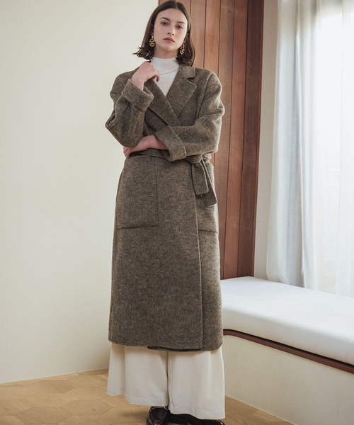 ELFRANK コート チェスターコート 「ウール70％」 ロングコート ウール