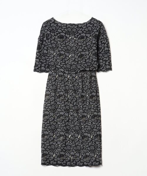 「CORTES WORKS」 半袖ワンピース 38 グレー レディース_画像2