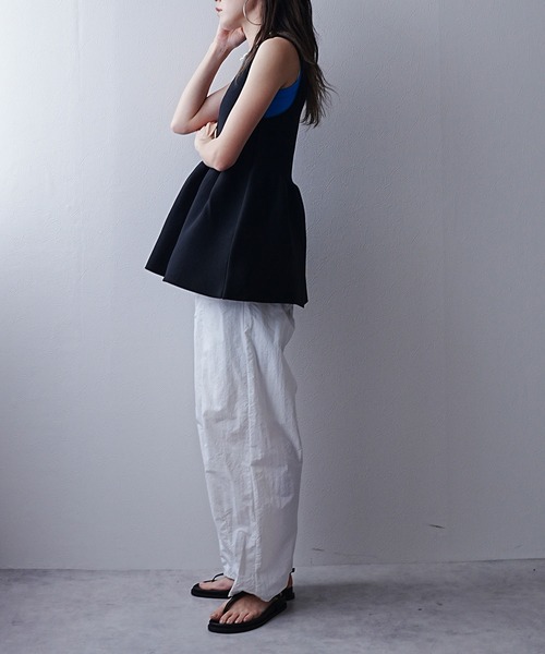 「bohmal」 ノースリーブトップス FREE レッド レディース_画像9