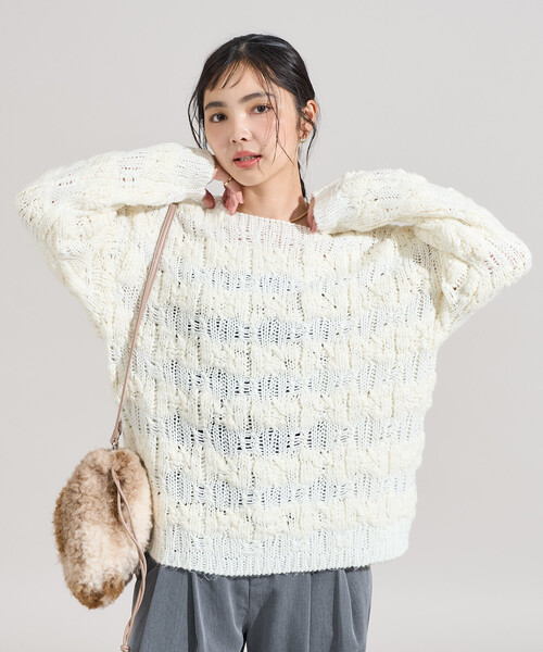 FREAK'S STORE（フリークスストア） ニット セーター スラブ風