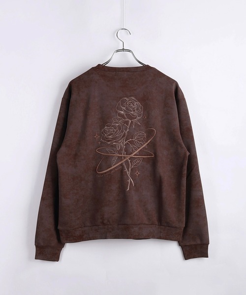 レッドヴァレンティノ 定価5万円 刺繍 トレーナー スウェット 花 Riberry（リベリー） トレーナー スウェット 花柄刺繍スウェット