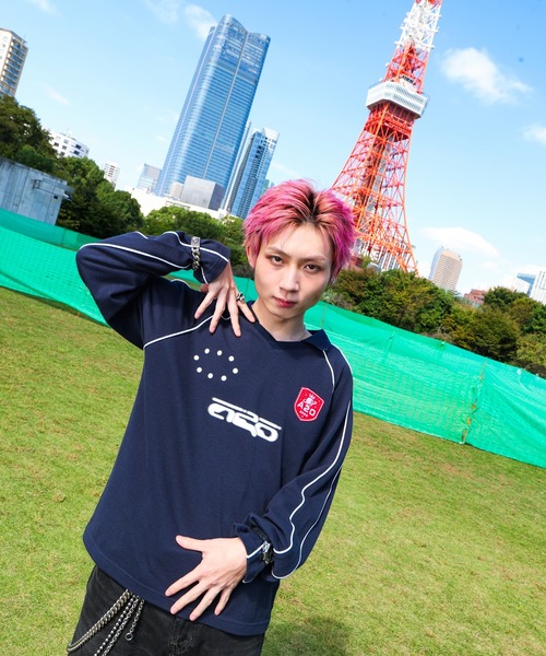 a2o tシャツ 「a2o」パイピングゲームシャツ（ロンT） メンズ
