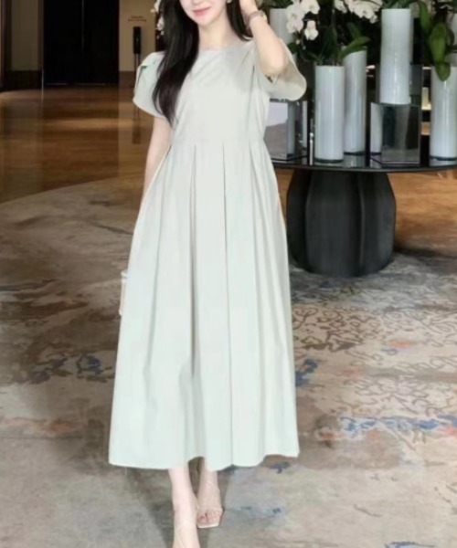 「a lot of love」 半袖ワンピース FREE ネイビー レディース_画像2