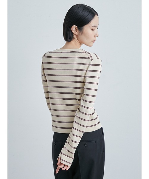 「MIESROHE」 長袖ニット ONE SIZE ホワイト レディース_画像6