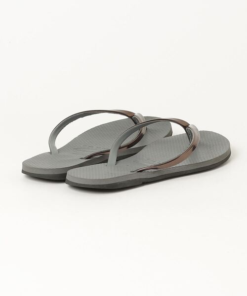 「havaianas」 ビーチサンダル 22 グレー系その他 レディース_画像2